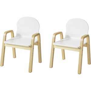 SoBuy Lot de 2 chaises enfant avec accoudoirs et dossier