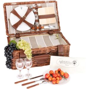Les jardins de la comtesse Panier pique-nique Amboise beige 2 personnes