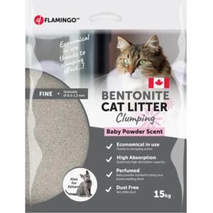 Flamingo Litière Pour Chats Poudre Bébé 15kg