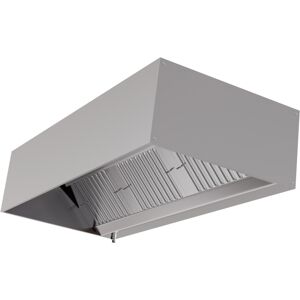 Dynasteel Hotte Cubique Profondeur 900 avec Led et Sans Moteur - Longueur 1600