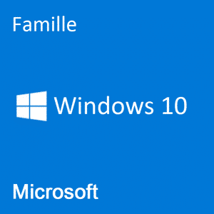 Microsoft Windows 10 Famille - (64 Bits)