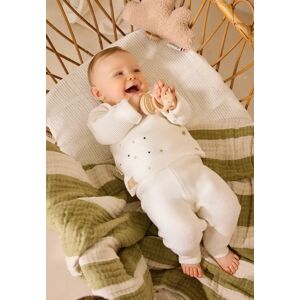 Petit Béguin Ensemble gilet et pantalon bébé en tricot Hello Baby