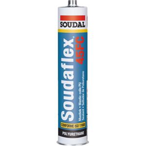 Mastic-colle Soudaflex 45FC blanc 300ml - SOUDAL - 120664