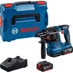 Perforateur SDS-Plus 18 V GBH 18V-22 + 2 batteries 4 Ah + chargeur rapide sous L-BOXX BOSCH 0611924002