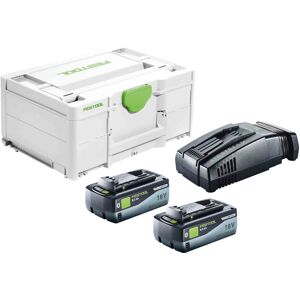 Set énergie 18V SYS 2 x 8,0 / SCA 16 + coffret SYSTAINER 3 - FESTOOL - 577327