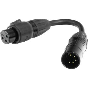 American DJ ADJ DMX 5-pin M to 3-pin FM IP65 - Adaptateurs