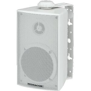 MONACOR ESP-215/WS Enceinte Public Adress résistante aux intempéries - Haut-parleurs ELA 100 V