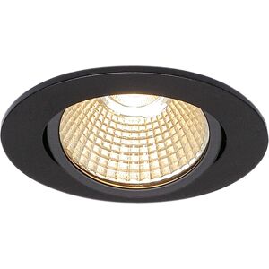 SLV NEW TRIA 68, encastré de plafond intérieur, simple, rond, noir mat, LED, 7,2W, 1800-3000K -B-Stock- Soldes% Lampes pour maisons et magasins