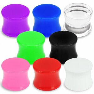Piercing Street Piercing Plug Acrylique UV Solide - Multicolore