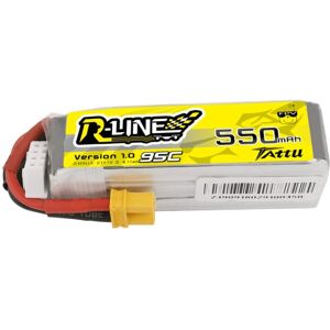 Tattu Gens Ace Batterie Lipo FPV Tattu R-Line 550mAh 11.1V 3S1P 95C avec XT30