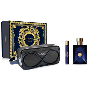 Versace - Coffret VERSACE Dylan Blue Homme 100ml + 2 cadeaux Eau de Toilette 1 unité