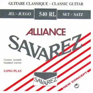 Savarez Cordes guitares classiques/ CORDES CLASSIQUES ALLIANCE-HT CLASSIC JEUX ROUGE TIRANT NORMAL POUR CORDIER