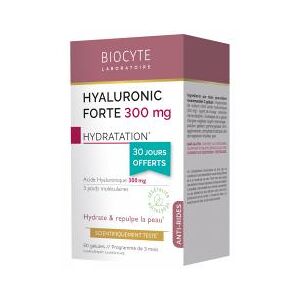 Biocyte Pack Hyaluronic Forte 300 mg - Boîte 90 gélules