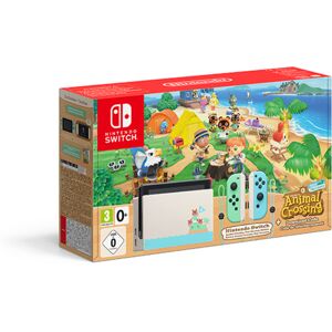 Nintendo Switch Ed. Animal Crossing: New Horizons - Console de jeux portables 15,8 cm (6.2 ) 32 Go Écran tactile Wifi, Noir, Bleu, Vert - Neuf