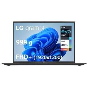 PC portable LG gram 14Z90R-AA78F i7/16/1 14 Intel Core i7-1360P 16 Go RAM 1024 Go SSD Noir - Neuf