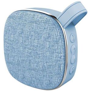 Shot Case Enceinte Bluetooth Tissu pour Smartphone Haut-Parleur Micro (BLEU) - Neuf