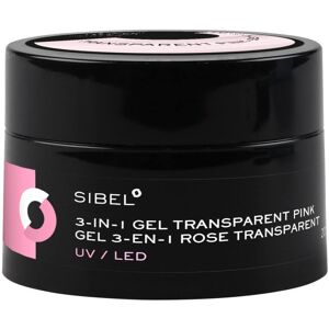 Gel 3-en-1 Transparent Pink Sibel 20ML