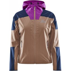 Craft PRO Trail Hydro Jacket - Veste running femme Tide / Sepia M