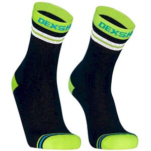 DexShell Pro Visibility Socks - Chaussettes imperméables Black / Hi Vis Yellow L (43 - 46)