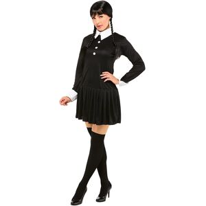 buttinette Robe fille gothique, pour femmes noir