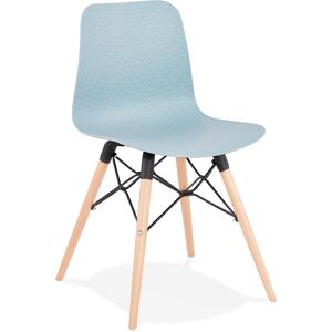 ALTEREGO Chaise scandinave 'TONIC' bleue design