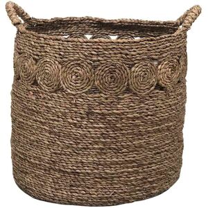 Decoclico - Panier style vintage Sumba marron - D.42xH.40 cm Marron