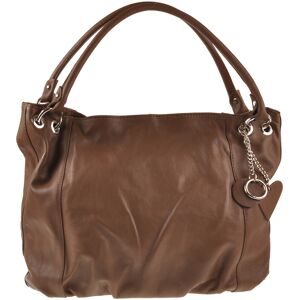 Mila blu - Sac à main en Cuir Clematide marron - 45x30x14 cm Marron