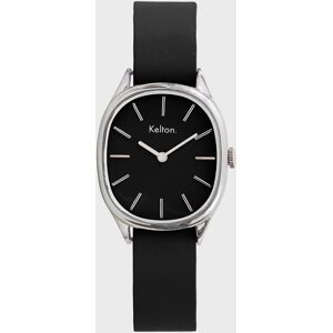 Kelton - Montre Mixte Quartz Colorama en Cuir noire Noir