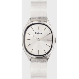 Kelton - Montre Femme Quartz Colorama en Cuir argentée Argenté