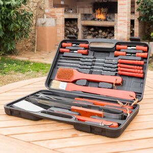 Innovagoods - Set d'ustensiles barbecue multicolore - 18 pièces Multicolore