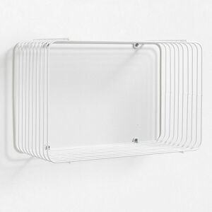 TFT Home Furniture - Etagère murale yo blanche - 40.5x18x27 cm Blanc