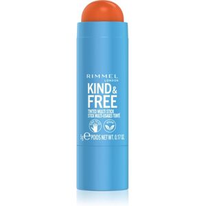 Rimmel Kind & Free maquillage multi-usage pour les yeux, les lèvres, et le visage teinte 004 Tangerine Dream 5 g