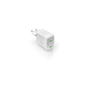 Chargeur Pour Téléphone Mobile Puro Bloc Secteur Minipro Double Usb C 35w Blanc