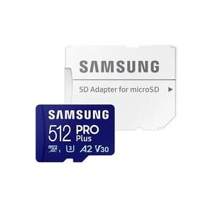 Samsung microSD512Go PRO Plus (2023) Cl10SDHC SA, Carte mémoire