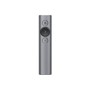 Logitech Spotlight télécommande Bluetooth/RF Gris, Présentateur