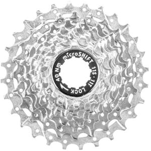 Cassette vélo route Microshift Shimano-Sram 11 v 11-28 T Argenté