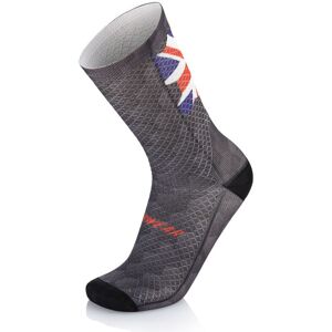 Chaussettes de compression Mb Wear Fun Nations UK Gris