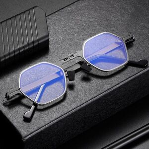 Lunettes Loupe - Lunettes de Lecture pour Femme et Homme Presbyte - Monture polygone +350