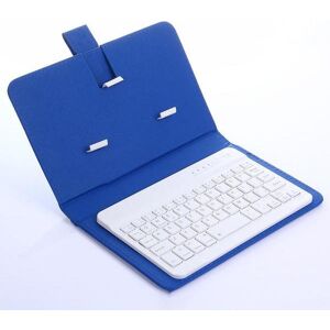 Clavier Sans Fil Bluetooth Avec Housse De Protection - Bleu