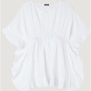 Calzedonia Robe kaftan pour Fille Fille Blanc Taille S/M