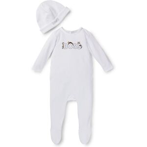 Boss Boîte cadeau avec grenouillère et bonnet pour bébé Blanc 74 Boys