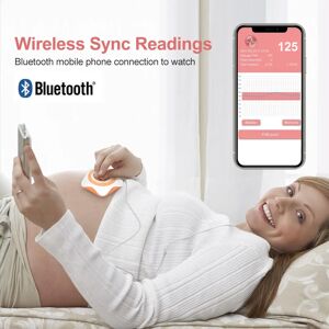 Contec Détecteur de fréquence cardiaque sans fil BT UFO SF20, doppler fœtal pour bébé, moniteur de fréquence cardiaque, appareil de poche pour la grossesse