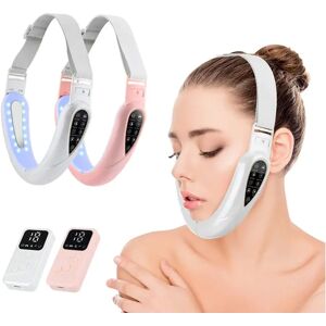 Hailicare Ceinture de Massage électrique EMS pour le visage, dissolvant de Double menton, LED, 5 Modes, dispositif de beauté raffermissant avec télécommande