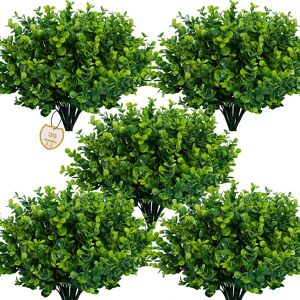 Aucun Fausse plante verte artificielle décorative en pot, pour décoration de jardin, réglage de Table, détails de feuilles et de branches