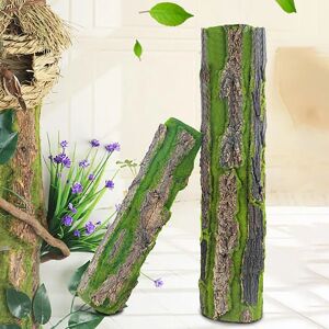 Aucun Mousse Artificielle pour Décoration Murale, Plante Verte, Écorce Artificielle, Tuyau d'Nik, Couverture de Pilier