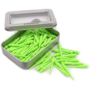 CUESOUL 100 pièces pointes souples vert clair pour fléchettes à pointe souple