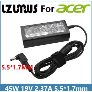 LZUMWS 45W 19V 2.37A 5.5*1.7MM AC chargeur adaptateur pour ordinateur portable pour ACER Aspire E5-553