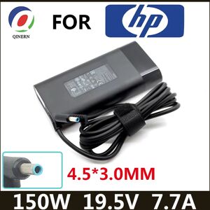 LZUMWS Chargeur adaptateur secteur pour ordinateur portable, 150W, 19.5V, 7,7 a, AC, pour HP Zbook/Studio G3 G4 G5 G6 OMEN 15 17 Pavilion Gaming 15 17, alimentation pour ordinateur portable