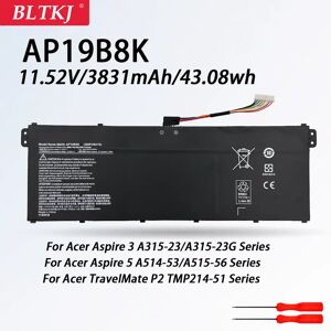 AP19B8K Batterie D'ordinateur Portable Pour Acer Aspire 3 A315-58 A317-52 A514-53 A515-56 CB315-3H