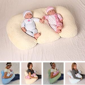 Aucun Oreiller double pour bébé, oreiller d'allaitement, coussins d'alimentation Anti-crachats, nid pour bébé